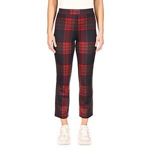 Sanctuary Carnaby Cotton Plaid Kick Crop Pants In Carson Plaid XS